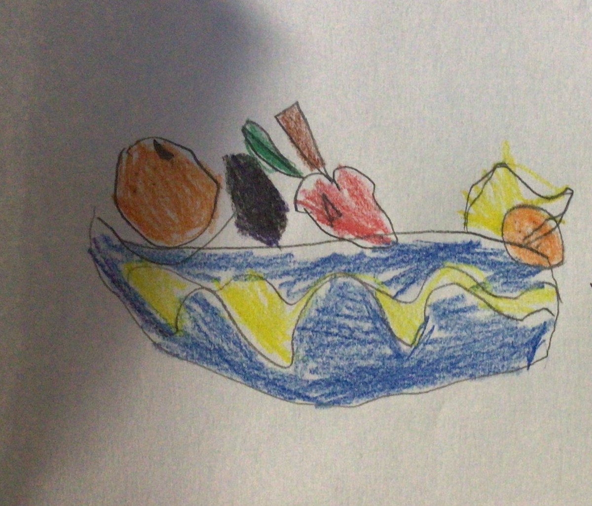 RecepWoodley's tweet photo. This week we have been looking at how we can eat healthily and have a balanced diet. 

We’ve enjoyed doing our own observational drawings of a fruit bowl. Look how they’ve turned out! 

ASK ME which foods are healthy and which foods aren’t as healthy. https://t.co/Ih99rLZy3V