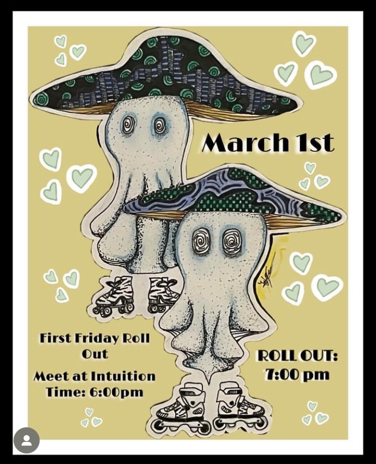 Intuitionskate's tweet photo. 👻🛼 Let’s roll out, #Bakersfield &amp; #CentralCali ! 🙌🏻 Open invite ⏰ 6pm 🍀 March 1st 📍 Intuition Skate Shop 1020 19th st Bakersfield, CA 93301 #skaters #rollerbladers #rollerskaters #intuitionskateshop #kerncounty #centralcali https://t.co/LgOnD3dIaI