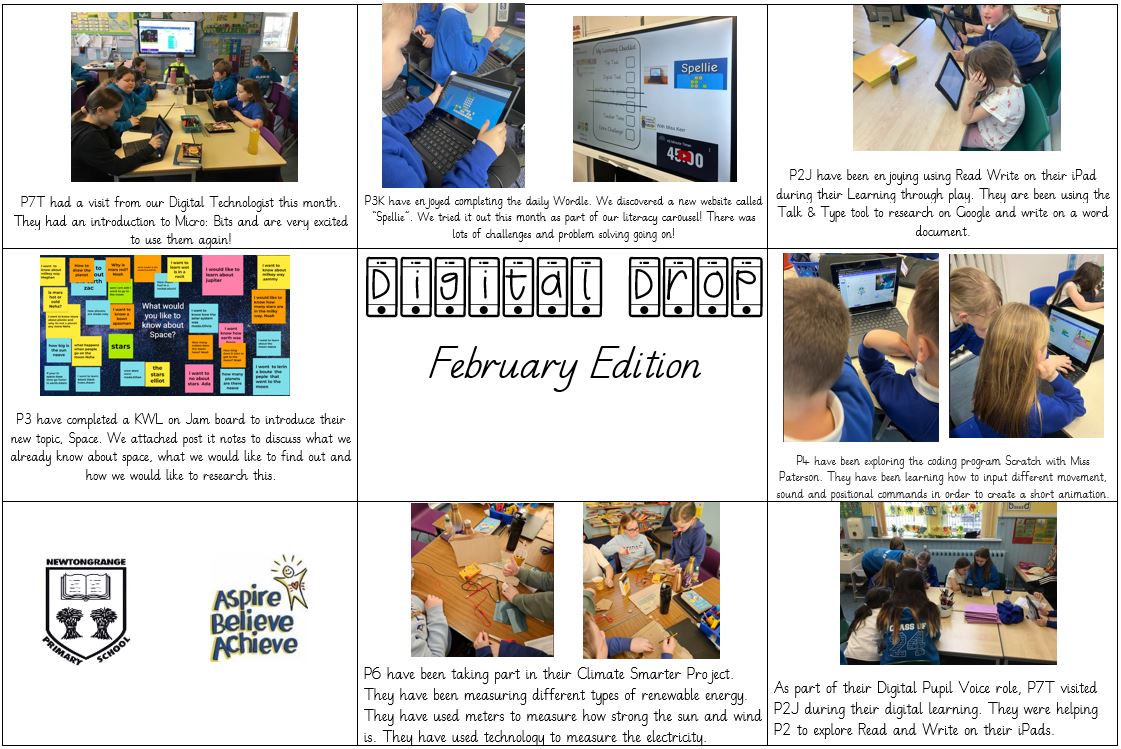 Newtongrange February Digital Drop! <a href="/NewtongrangePS/">NewtongrangePS</a> #aspirebelieveachieve
