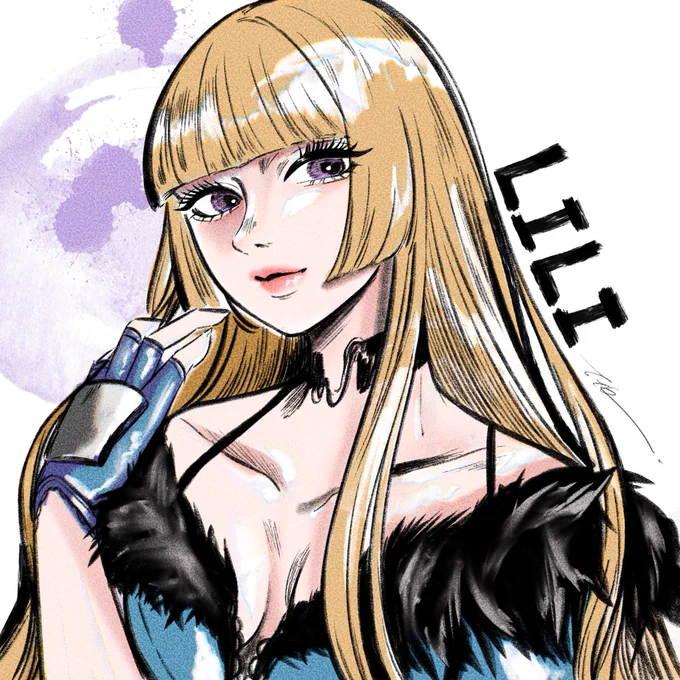 休憩時間に描いたリリめっちゃ好き推しなの#鉄拳8 