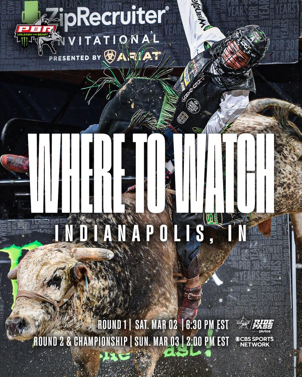 Unleash The Beast makes a pit spot in Indianapolis this weekend. 📺 LIVE! on PBR RidePass on @PlutoTV + @CBSSportsNet
