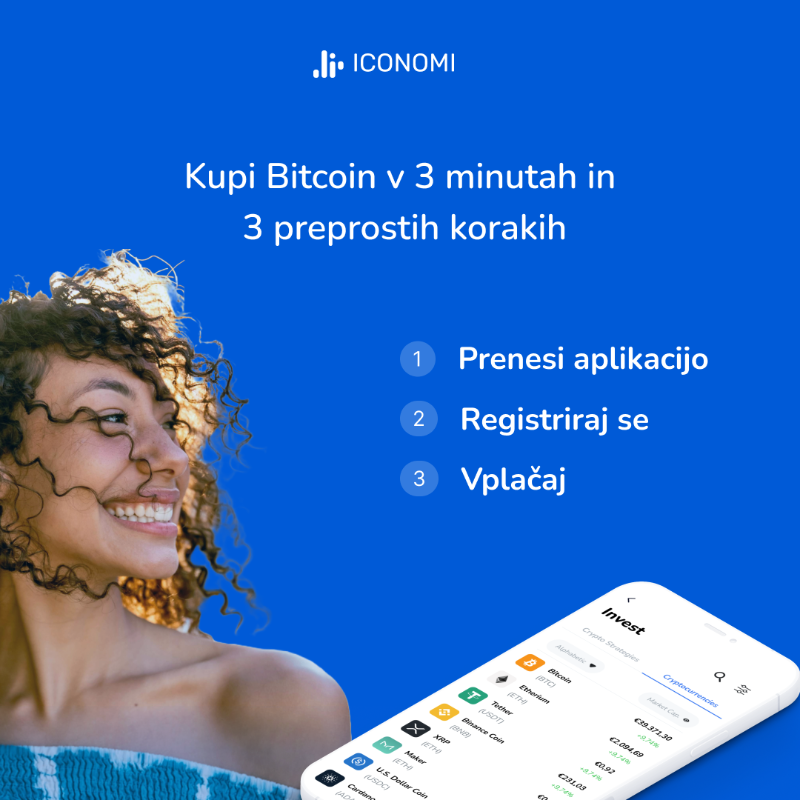 iconomicom's tweet photo. 🤩Kupite Bitcoin v 3 minutah in 3 preprostih korakih:

🔵 Prenesite aplikacijo ICONOMI

🔵 Se registrirajte na spletni strani

🔵 Vplačajte