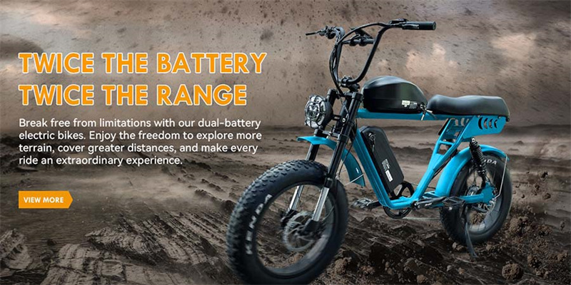 TWICE THE BATTERYTWICE THE RANGE
Break free from limitations with our dual-batteryelectric bikes. Enjoy the freedom to explore moreterrain,cover greater distances, and make everyride an extraordinary experience.
lantu-ebike.com
#ebikemanufacturer #ebikesupplier