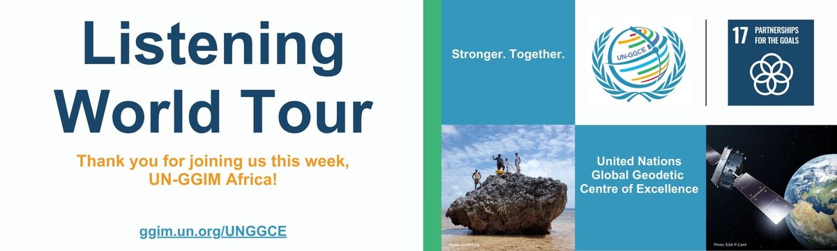UN Global Geodetic Centre of Excellence (@unggce) on Twitter photo Thank you <a href="/UNGGIM/">UN-GGIM</a> Africa for your great contribution at the Listening Tour meeting this week. It was wonderful to meet you all, almost 60 representatives!
#StrongerTogether #geodesy Thank you <a href="/UNGGIM/">UN-GGIM</a> Africa for your great contribution at the Listening Tour meeting this week. It was wonderful to meet you all, almost 60 representatives!
#StrongerTogether #geodesy