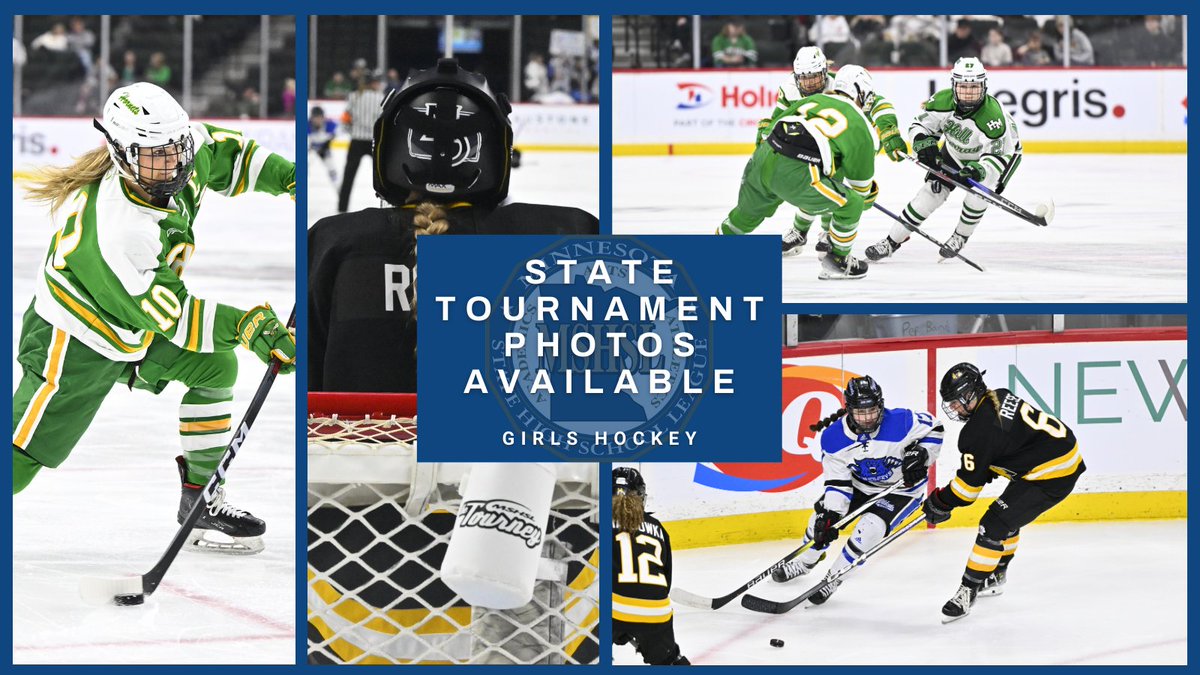 Photos from the Girls Hockey State Tournament Semifinal and Championship games are now available to view and purchase! Head on over to mshsl.org/girlshockey to buy yours today.