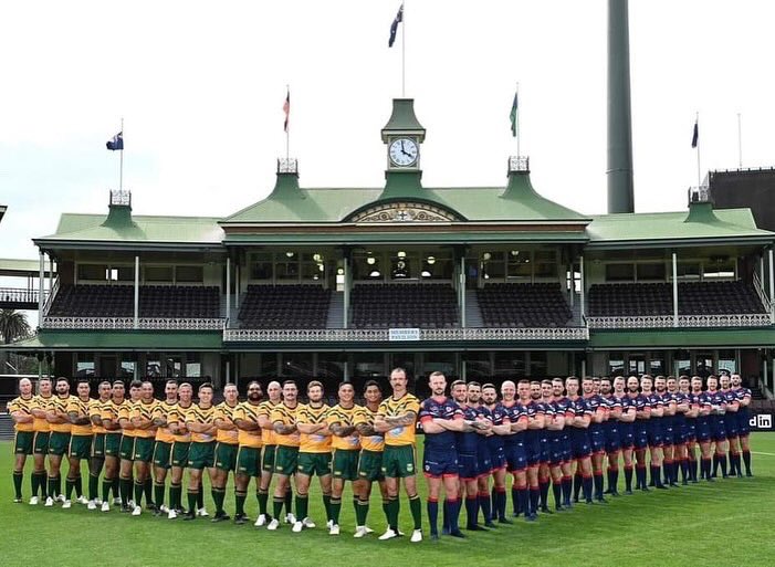 How good 🤩 our very own Open Age player Tom Gallagher is over in Australia representing GB Police Rugby League 🇦🇺 here they are at the SCG in front of the famous members pavilion. They have an action packed tour, follow them on instagram to find out more @GBpoliceRL