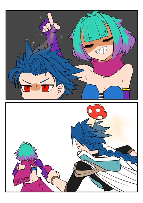 依頼より「ケルトヤローとキノコ女」
#FGO 