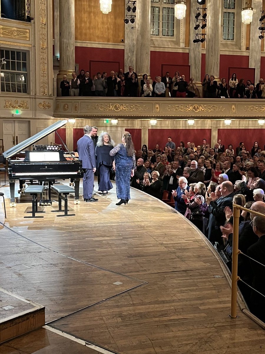 Standing ovations for a remarkable concert of Martha Argerich, Lilya Zilberstein & Anton and Daniel Gerzenberg @Konzerthauswien: incredible energy and extraordinary artistic quality