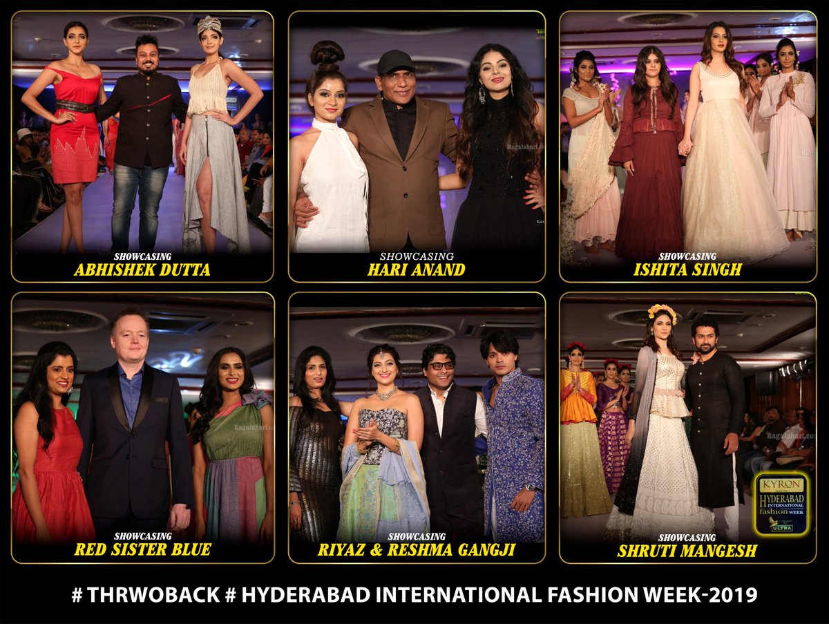 #thrwoback Hyderabad International Fashion Week 2019  #stormfashioncompany @SauravGoldie
#stormsharma #fashiondirectorlovel #Harianand #abhishekdutta #tajvivanta #riyaz #reshmagangji #redsisterblue #shruthimangesh
#ishitasingh #kyron
#hyderabadinternationalfashionweek