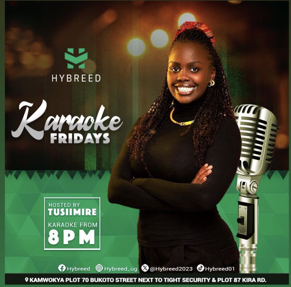 Do you love Karaoke 🎤 like we do 💯 , YES we gat you covered check in for the best lyrically fun 🤩 vibes 😂 

Call/WhatsApp: +256 743 333 343