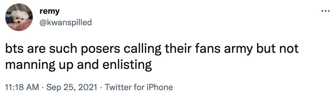 Hobiased17's tweet photo. "Baby watch your mouth, it comes back around" - Mic Drop.

We are just clapbacking, what's wrong with it? https://t.co/LhrySmtJ8n