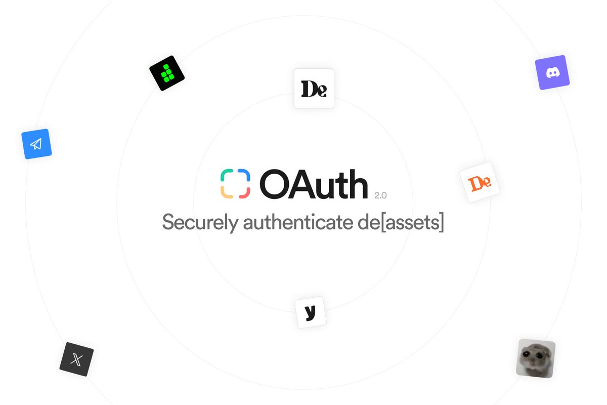 thebasedbob's tweet image. This is a huge step in the right direction to make web3 easier and safer.

You can integrate de[id] OAuth into your website or application right now.

Fill out this form to gain access: tally.so/r/nP5Lb5