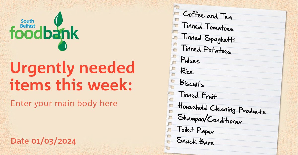 📣🆘 We are running low on food 🆘 📣 Can you help us?🛒 ⬇️ Below is a picture of our most UpToDate shopping list. Purchase, drop into the donation point or bring to our warehouse. For more info on donations, visit our website: buff.ly/3d8S2nW THANK YOU!