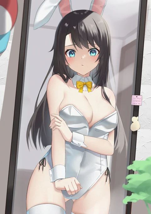 白バニーシュバ#プロテインザスバル #ホロライブ 