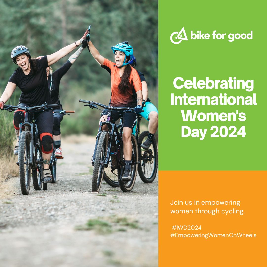 🚲🌟 Ready to embrace empowerment on two wheels? Join us for our Led Ride on March 9th! Book your spot now: eventbrite.co.uk/e/851642885797 #EmpoweringWomenThroughCycling #IWD24 #BikeForGood