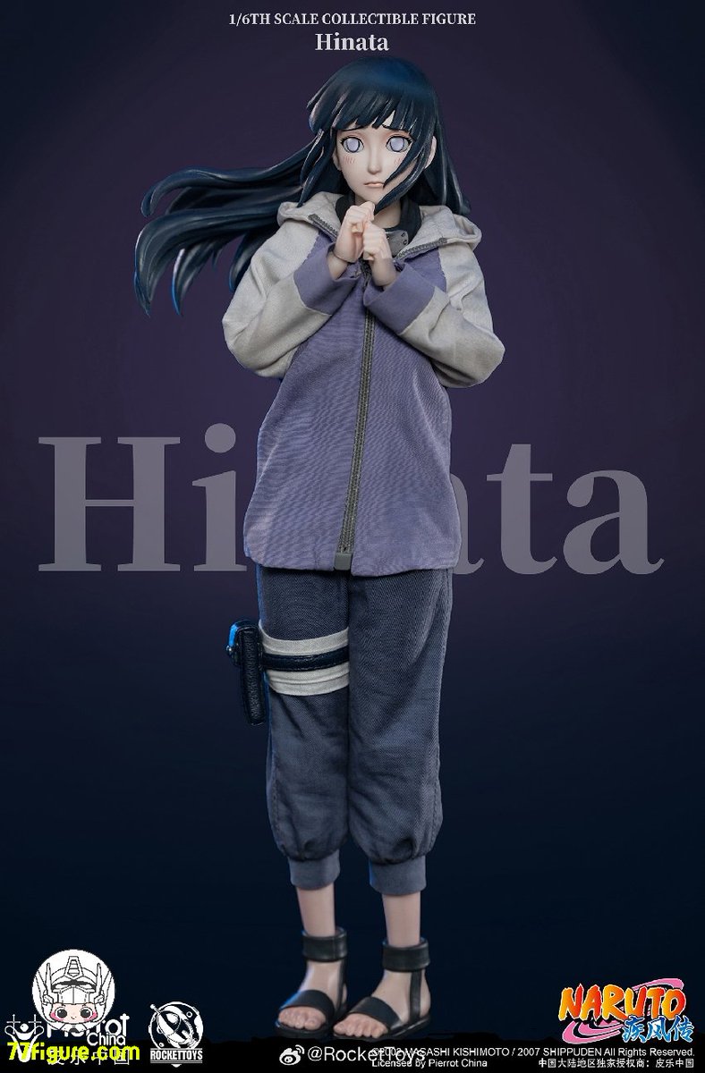 先行販売] Rocket Toys 1/6 公式公認 Naruto 日向ヒナタ塗装済み可動