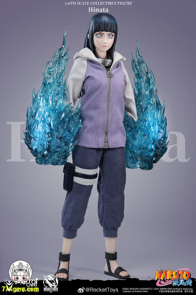 先行販売] Rocket Toys 1/6 公式公認 Naruto 日向ヒナタ塗装済み可動