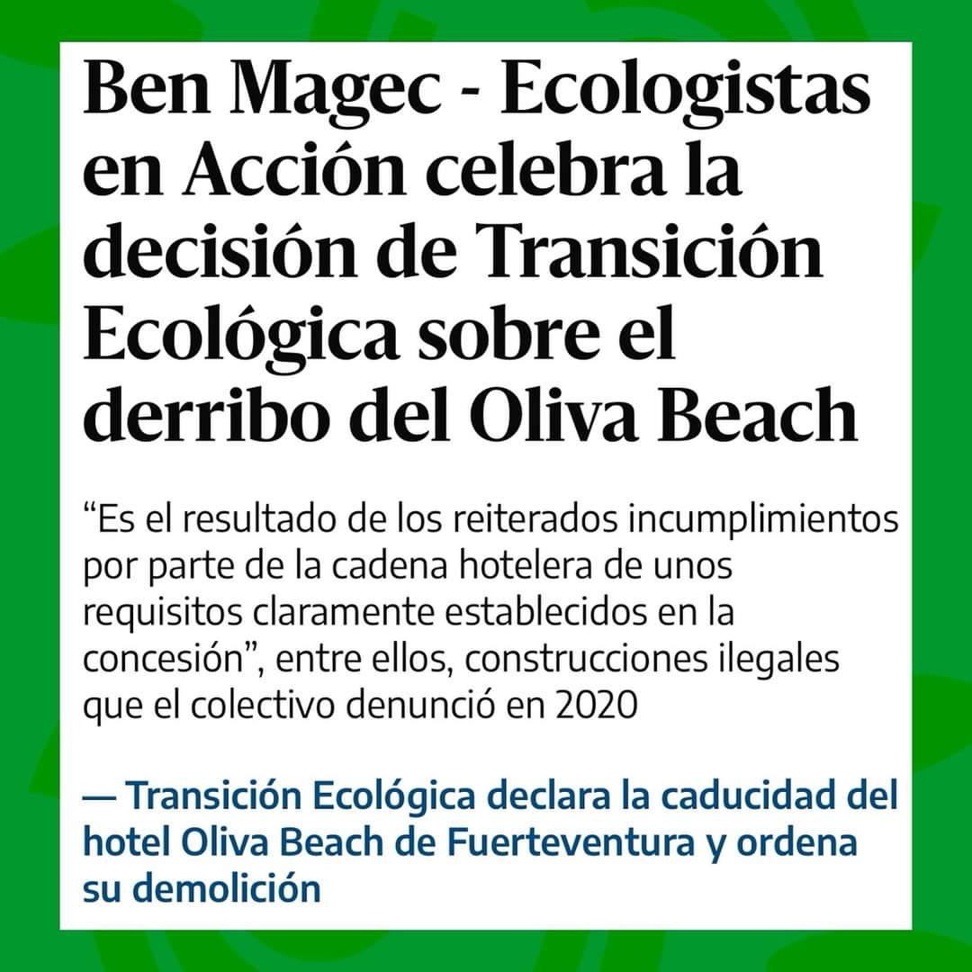 No es un problema de competencias, como quiere hacer ver el <a href="/PresiCan/">Presidencia GobCan</a>, es una cuestión de incumplimiento de la legalidad, respeto a un ecosistema dunar, único en el mundo, y de dignidad como pueblo ante la impunidad con la que actúa la multinacional RIU. #canariastieneunlimite