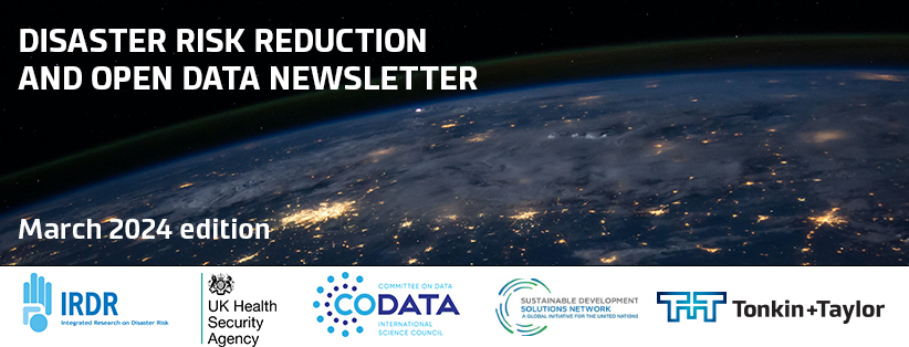 Read now – Disaster Risk Reduction and Open Data Newsletter: March 2024 Edition
codata.org/blog/2024/03/0…
#codata #FAIRdata #OpenScience #datascience #opendata