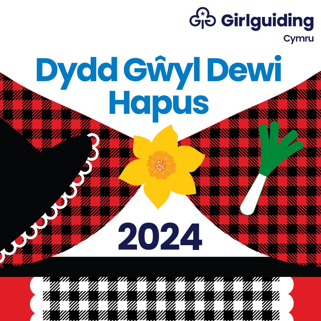 🏴󠁧󠁢󠁷󠁬󠁳󠁿Dydd Gwyl Dewi Hapus i'n holl aelodau gwych Girlguiding Cymru! 󠁧

Gobeithio y cewch chi ddiwrnod bendigedig yn dathlu diwylliant a thraddodiadau Cymru. Peidiwch ag anghofio gwisgo'ch cennin pedr gyda balchder!

#DyddGwylDewi #GirlguidingCymru