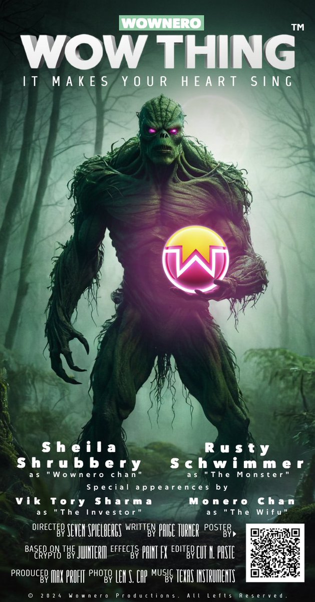 happy_boating's tweet photo. Let me know if you're in need of any design. I take coins, vape pens, pens in general, scissors and #Wownero. 

@vikrantnyc @j_winter_m 

#WowThing #Wownero #SwampThing #posterdesign #StableDiffusion #AIart $wow https://t.co/9XGdH8vRyl
