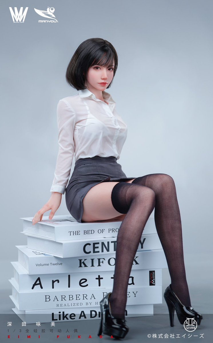 maxmilkstudio's tweet photo. 株式会社エイシーズ正版授权
1/3蜡像级全硅胶���动人偶
角色：深田咏美
团队：Max Milk Studio &amp; ManYou Studio
尺寸：76CM
分级：18+
材质：合金骨架、医用级铂金硅胶、可动玻璃眼、全植发
预定时间：2024年2月27日起
价格：5880元
定金：2000元
#siliconedoll #eimifukada #mms #manyou https://t.co/Dezjb5MEWZ
