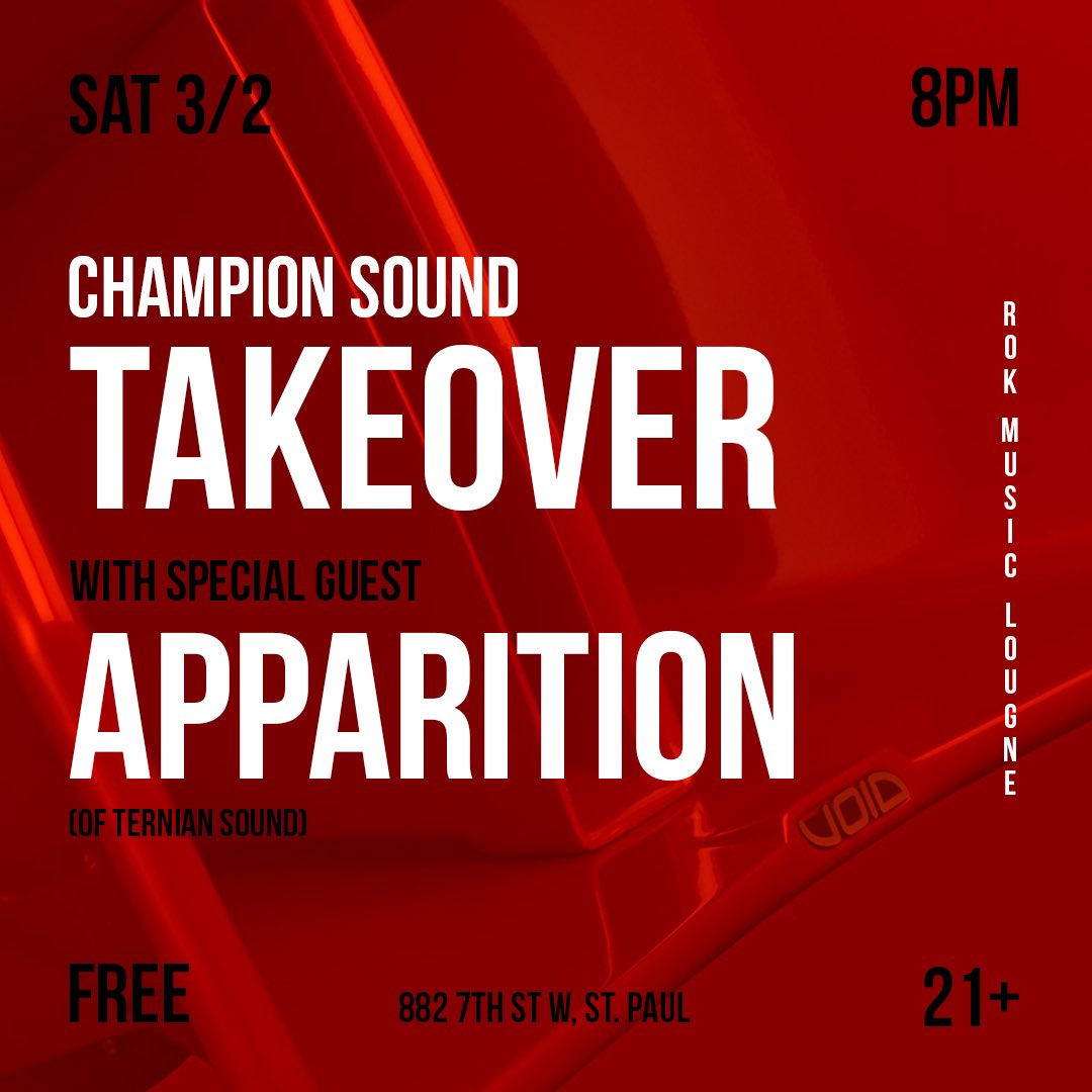 Free show this Saturday in MPLS.