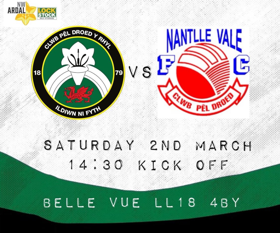 Nantlle Vale FC (@nantllevalefc) on Twitter photo Gêm Nesaf i'r tîm Cyntaf! Gêm fawr
Cmonyfêl
Dewch i gefnogi yr hogia 💙🔥
<a href="/rhylfc/">CPD Y Rhyl 1879 official</a> Gêm Nesaf i'r tîm Cyntaf! Gêm fawr
Cmonyfêl
Dewch i gefnogi yr hogia 💙🔥
<a href="/rhylfc/">CPD Y Rhyl 1879 official</a>