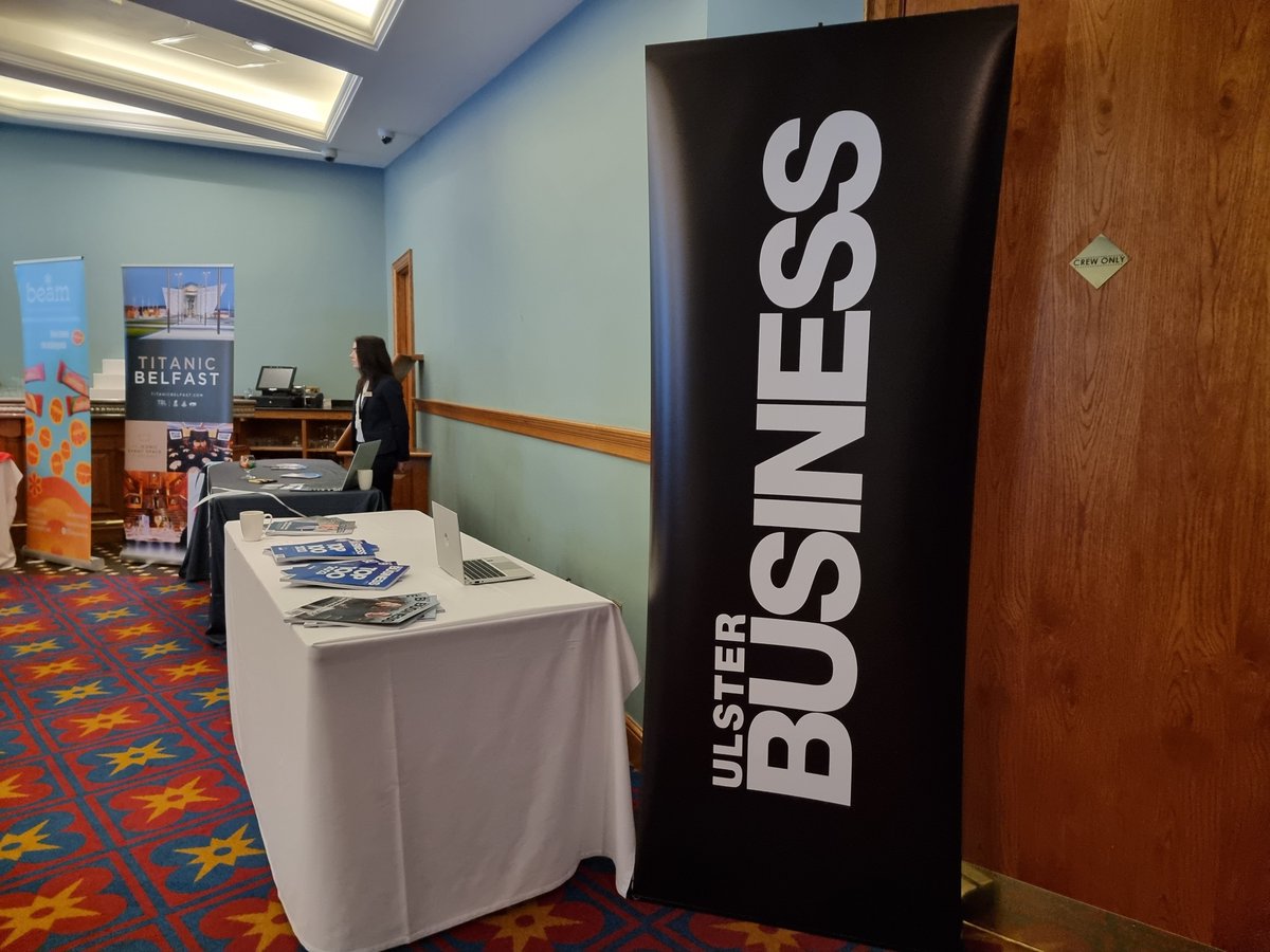 newsmulg's tweet photo. Ulster Business is at @MLN_NI #mlnsummit at Titanic Belfast. Pop by for a chat https://t.co/JLvPXVucjE