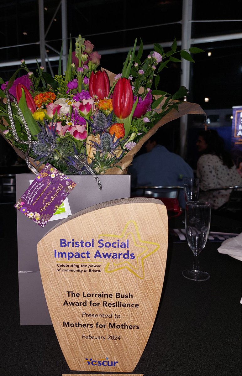 We are delighted to have won a @voscur ! It's a huge honour to win the Lorraine Bush Award for Resilience. In our community of Hartcliffe Lorraine was a change maker and an inspirational leader who left a huge legacy, we are truely humbled. In best awards season