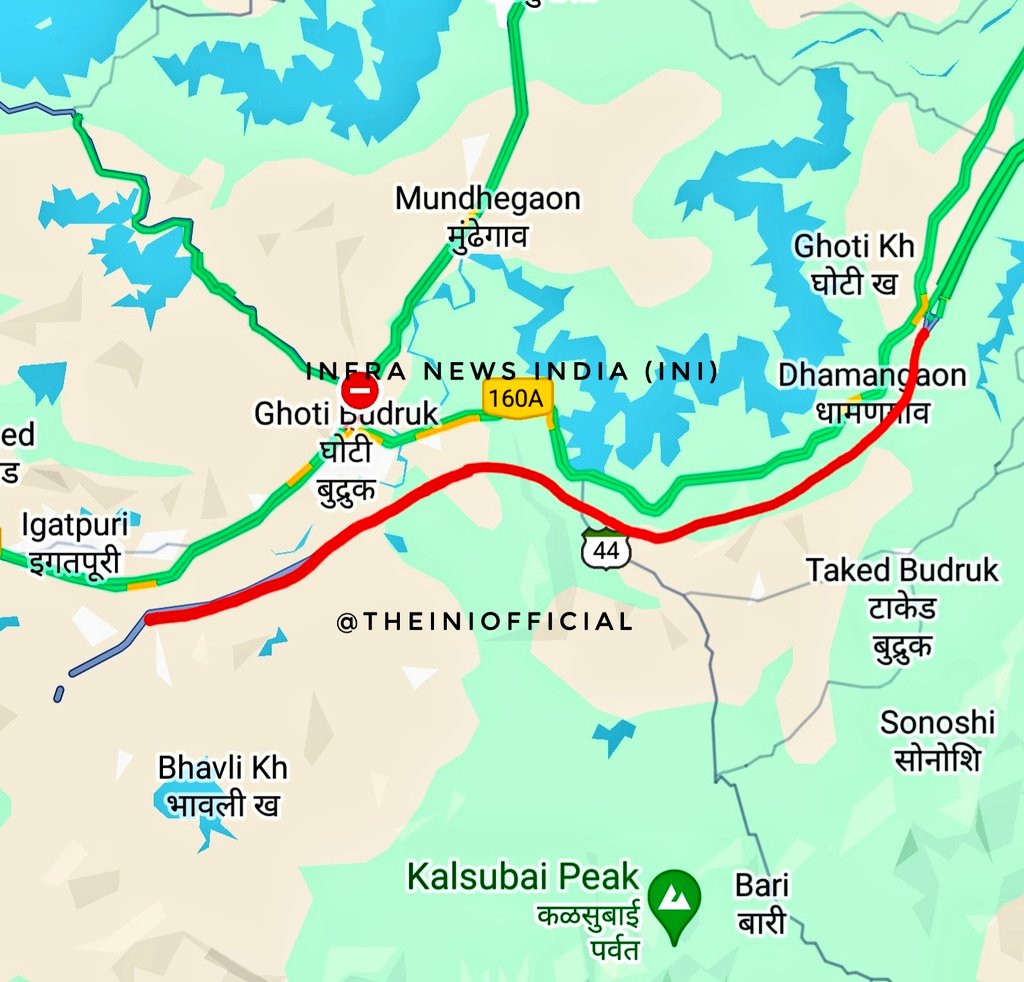 Mumbai-Nagpur Samruddhi Expressway update.

The 25 Km Bharvir-Igatpuri section (highlighted in red) will be inaugurated on 4th March.

This will make it much more easier to join Samruddhi Expressway from Mumbai.

With this, only the last 76 Km till Amane would remain.