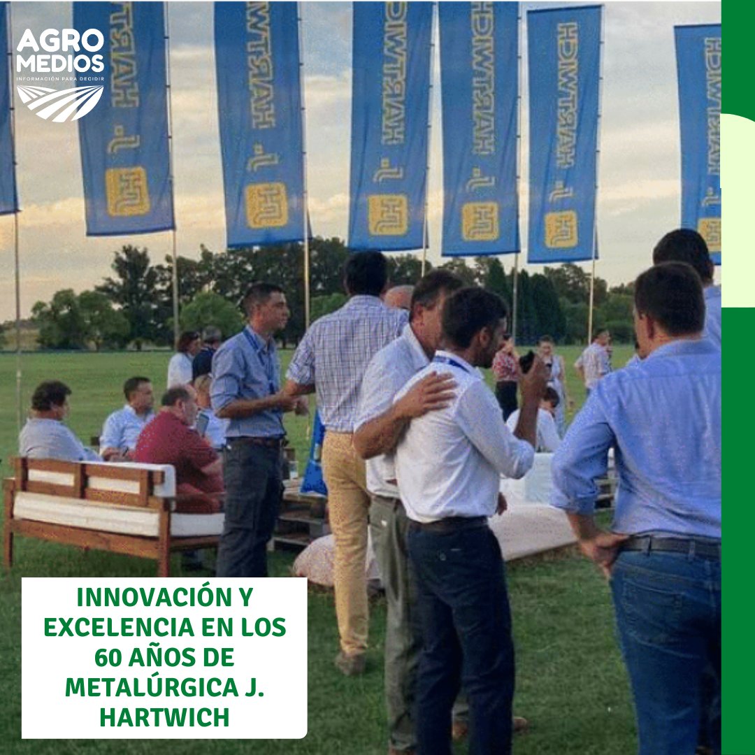 Con el compromiso de innovar en la búsqueda de la excelencia la empresa metalúrgica <a href="/JulioHartwich/">J.Hartwich</a>  celebró más de 60 años de trayectoria.
La industria uruguaya, localizada en Río Negro exporta a más de 20 países implementos agrícolas y forestales.
Nota agromedios.com/new/innovacion…