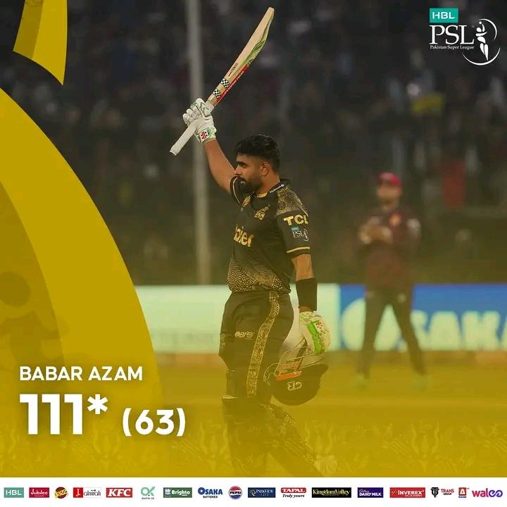 Babar Azam last 10 innings in HBL PSL:
111* (63)
48 (36)
31 (26)
71 (52)
68 (42)
42 (36)
64 (39)
73 (39)
100 (65)
50 (41)

He owns #PSL2024 #TheKingOfSportsbooks