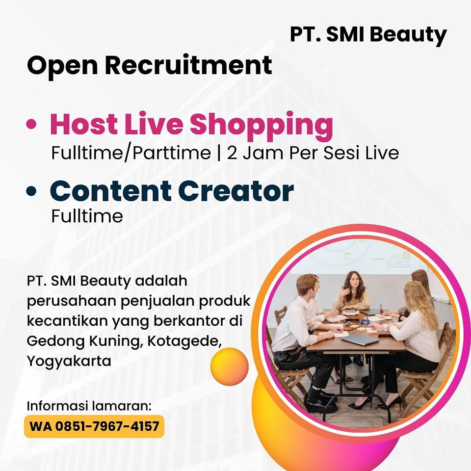 Parttime host live shopping