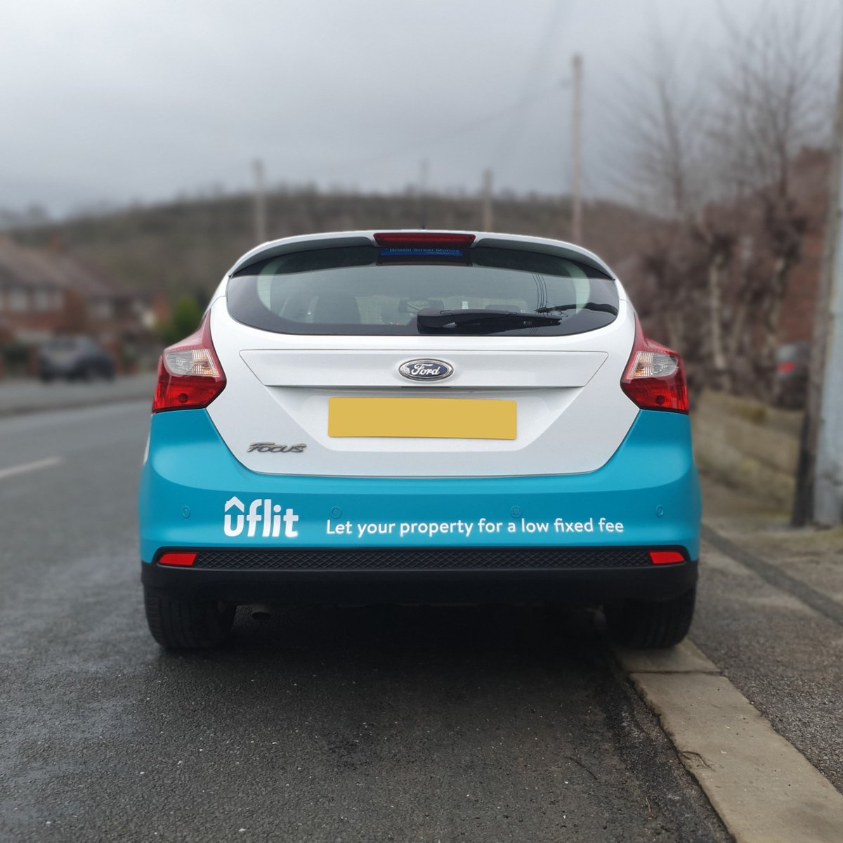 We recently had the pleasure of undertaking this partial wrap for @uflit's newest addition. This Focus features @hexisuk Skintac wrap film to match their branding and promote their property lettings business whilst out on the road. #RCGraphixLtd #EstateAgent #BarnsleyIsBrill