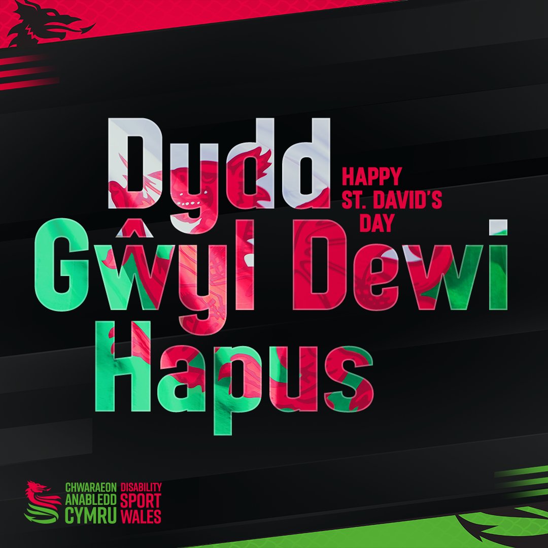 Dydd Gŵyl Dewi Hapus! 🏴󠁧󠁢󠁷󠁬󠁳󠁿 
Happy St. David's Day! 🌼