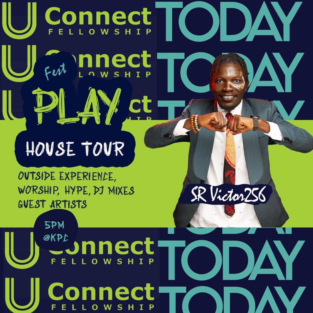 @playhousefestug with @SRVictor256 today at 5PM. Turn Up! #Playhousefesttour2024 #Uconnect