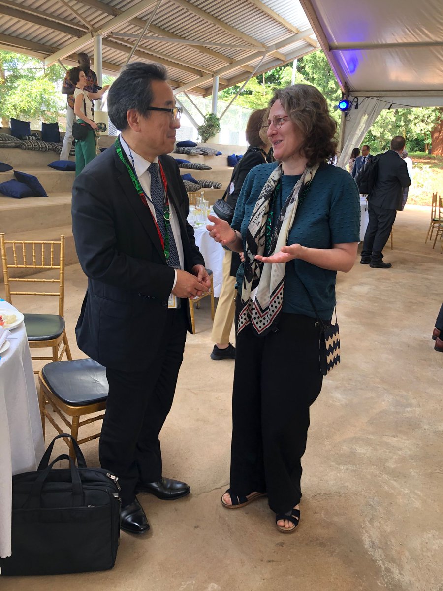 So pleased to meet again Vice-Minister Matsuzawa from @MOEJ_Climate at the ministerial breakfast meeting at #UNEA6. Thank you 🇯🇵for all your support to @minamataMEA