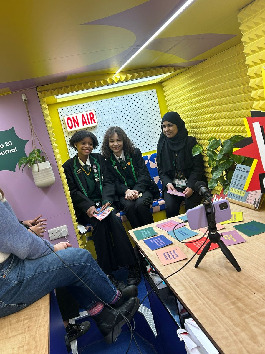 We've absolutely loved having @WOWisGlobal with us. Some brilliant conversations about the things that matter to young people in Manchester, whilst showing students how they can be inspiring women to bring about change! #WOWGirlsFestival #IWD2024 #LevyGirlsCan