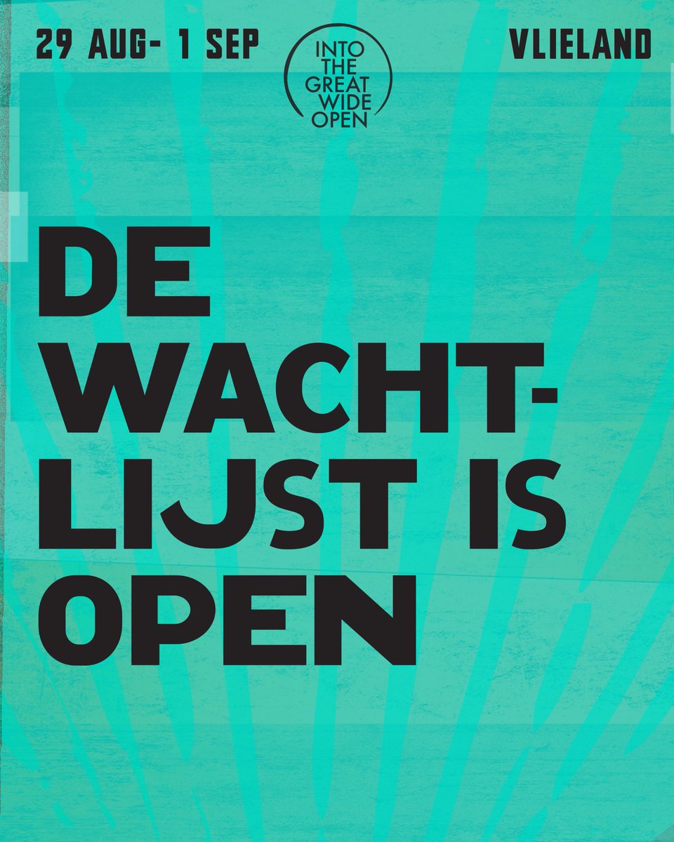 De Wachtlijst is open. Via dit veilige platform kan je tegen kostprijs festivalkaarten en kampeervouchers Lange Paal voor Into The Great Wide Open 2024 aanbieden of kopen. Hoe dat in z'n werk gaat, lees je op intothegreatwideopen.nl/wachtlijst.