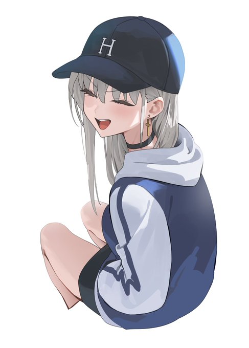 「bangs baseball cap」 illustration images(Latest)