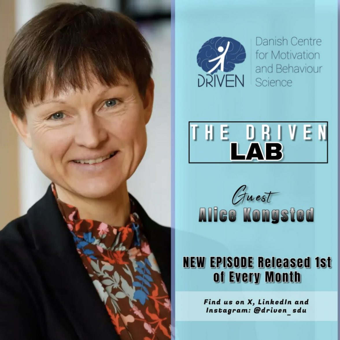 The new episode of The DRIVEN Lab is live now 🎙️ We are joined by @AliceKongsted, professor at the University of Southern Denmark. Hear the episode here or where you get your podcasts: open.spotify.com/episode/1mQtVw…