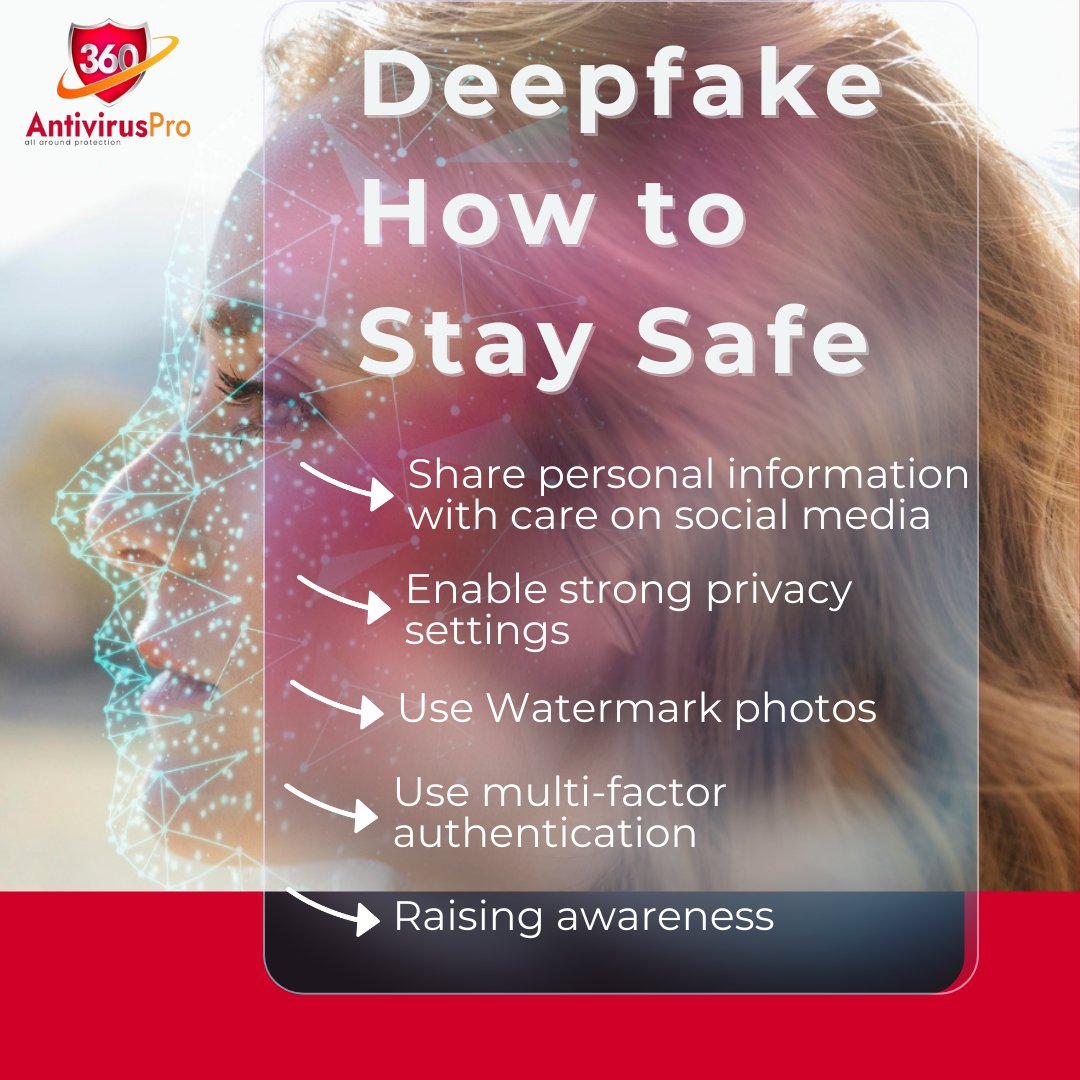360antiviruspro's tweet image. The rise of deepfakes poses a serious threat to personal security. Don't let yourself become the next victim – learn how to protect yourself against the dangers of deepfakes.
#360antiviruspro #deepfakes #ai #fake #deepfake #reface #reels #security #cybersecurity
