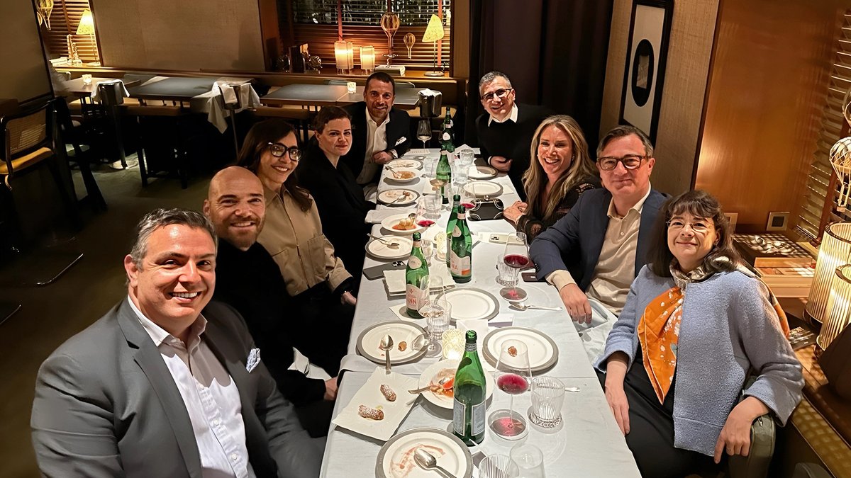 MINT (@mint_ai_) on Twitter photo A pic to remember an amazing evening ✨
We are proud to have hosted some great industry leaders like <a href="/lindayaX/">Linda Yaccarino</a>, <a href="/ShelleyZalis/">Shelley Zalis</a> , Delia Fischer, Francesco Bellomo, Nikos Angelopoulos, <a href="/MarinaFranza/">Marina Franza</a> , Romina Gingasu and Piero Ferrari!🌎
#EmpowerHumanThinking A pic to remember an amazing evening ✨
We are proud to have hosted some great industry leaders like <a href="/lindayaX/">Linda Yaccarino</a>, <a href="/ShelleyZalis/">Shelley Zalis</a> , Delia Fischer, Francesco Bellomo, Nikos Angelopoulos, <a href="/MarinaFranza/">Marina Franza</a> , Romina Gingasu and Piero Ferrari!🌎
#EmpowerHumanThinking