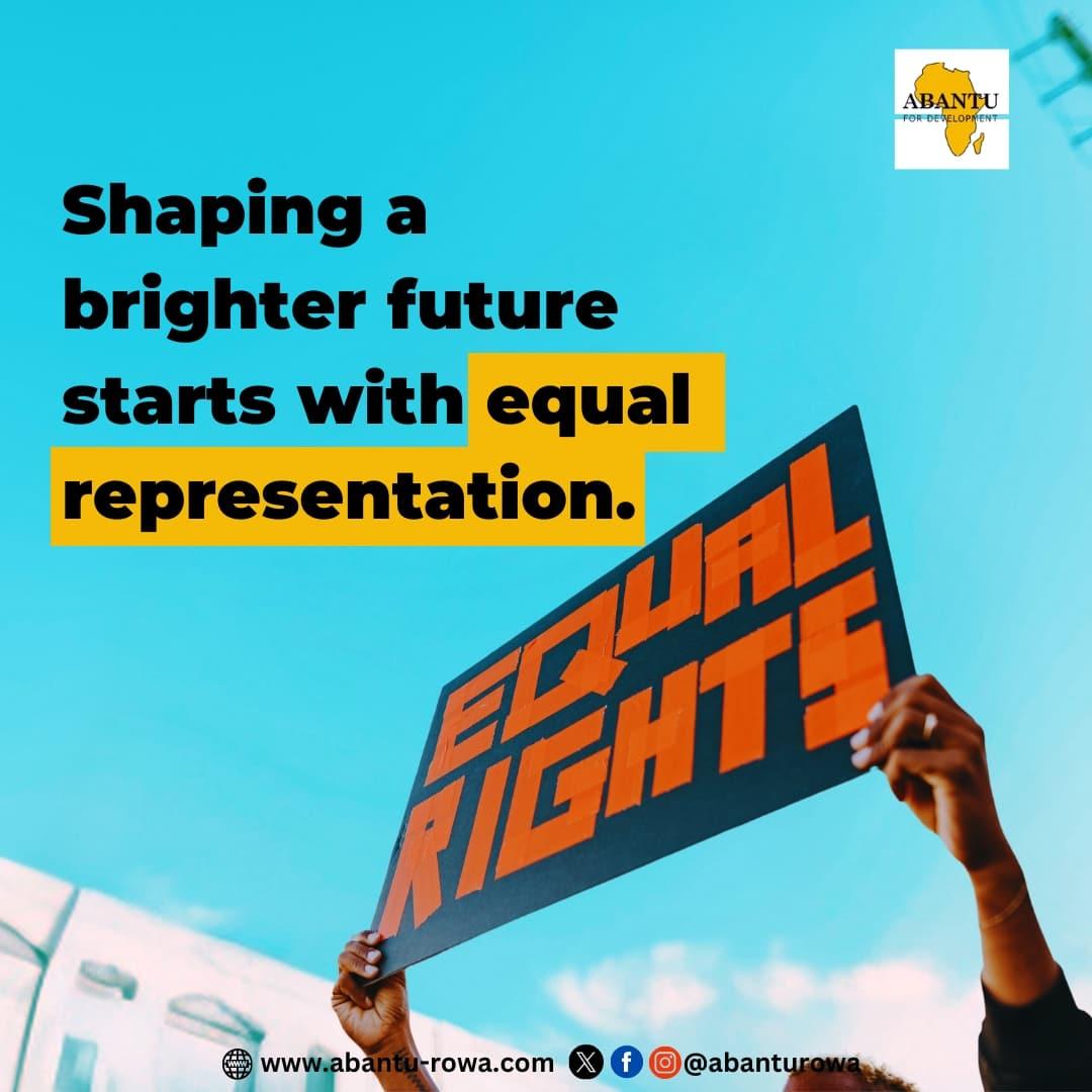 Representation across board is key to shaping the future we want to see.

#equalrightsforall #RepresentationMatters #womenrepresentation #ghana🇬🇭 #abantufordev