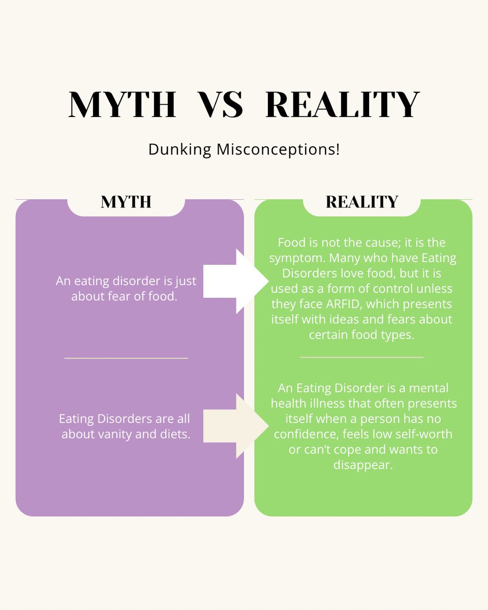 Debunking Misconceptions about Eating Disorders

Raising awareness and debunking common misconceptions about eating disorders is crucial to fostering a more informed and supportive society that can help individuals on their path to recovery.

#eatingdisorderawareness