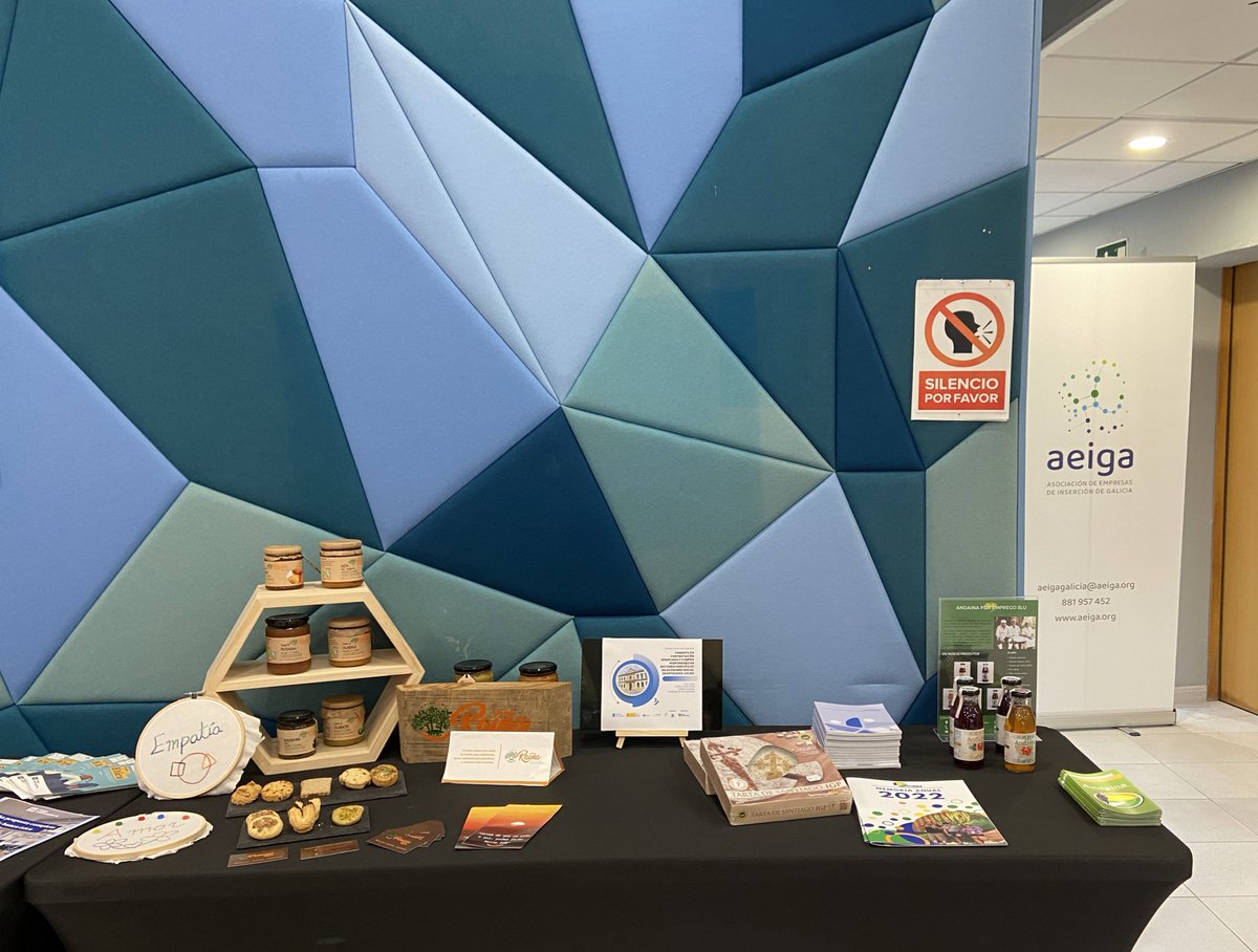 aeigagalicia's tweet image. 🤲🏻 Tamén contamos cun stand con algúns productos que son exemplo de #compraresponsable