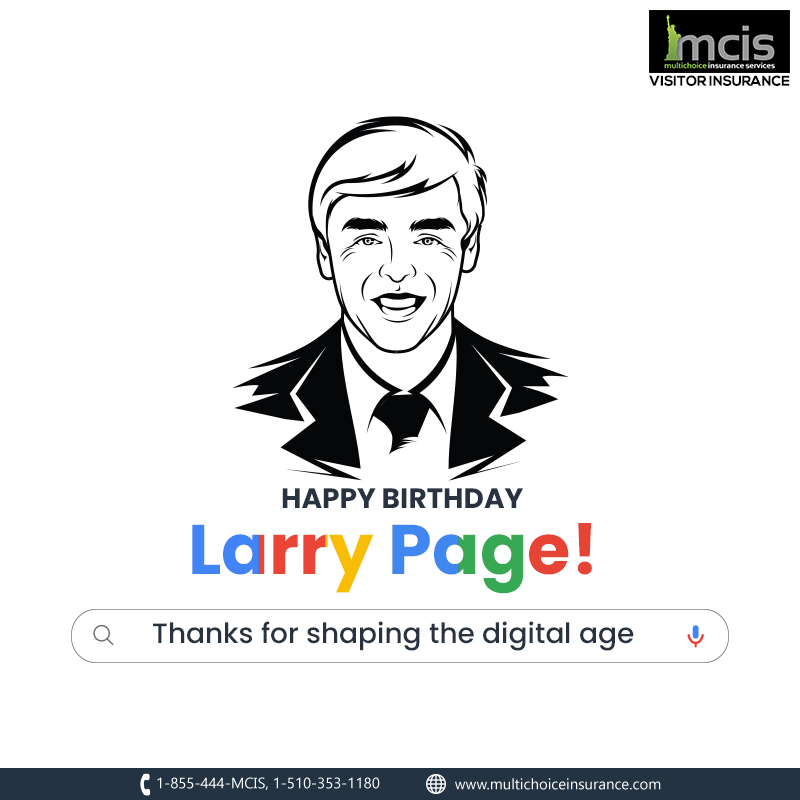 Celebrating Larry Page's Birthday, whose vision continues to shape the digital landscape. #HappyBirthday! #LarryPage #MCIS