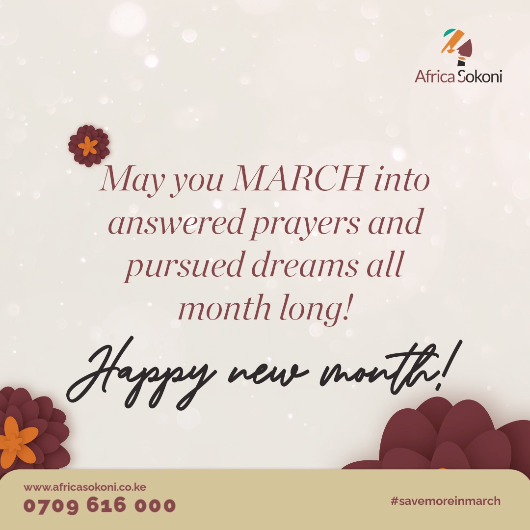 Here's to a March filled with opportunities for growth and success. May you experience moments of joy, laughter, and love. #MarchMegaDeals #MarchingOrdersSales #MarchIntoSavings #Marchdeals #Shopmoreinmarch