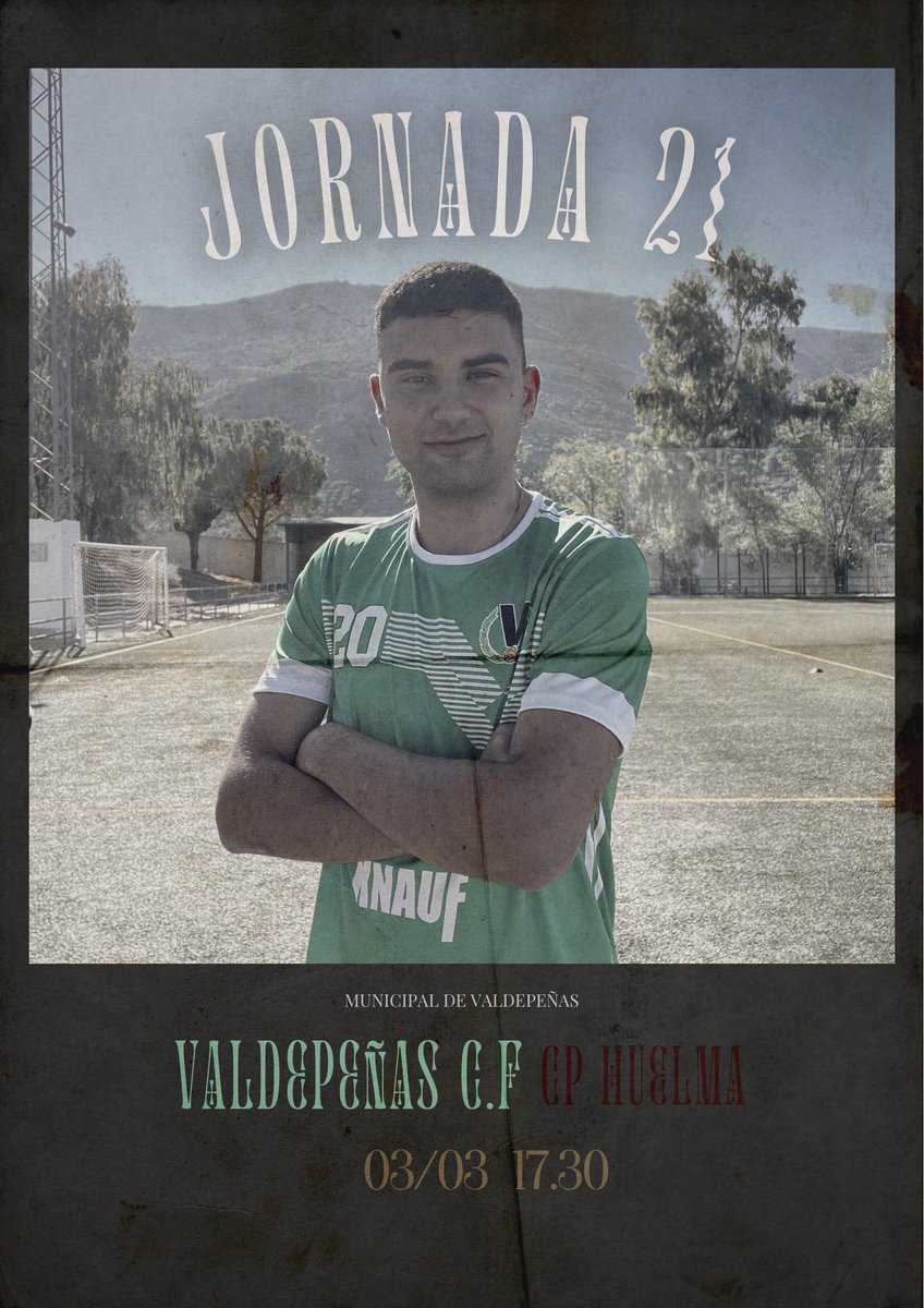 A partir de las 17:30 rodará el balón en un partido vital para ambos equipos. El Valdepeñas, si quiere llegar con opciones de ganar la liga a la última jornada, ha de ganar. El Huelma no baraja otro resultado que no sea la victoria si quiere entrar en los puestos de play-off.